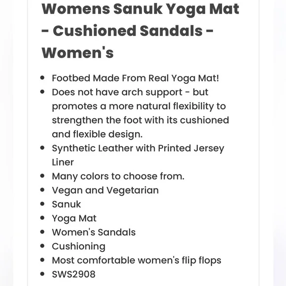 NWT😊SANUK Yoga Mat Comfort WANDER METALLIC Bronze FLIP FLOPS🩴Size 9 1017880 BRZ - Picture 10 of 11